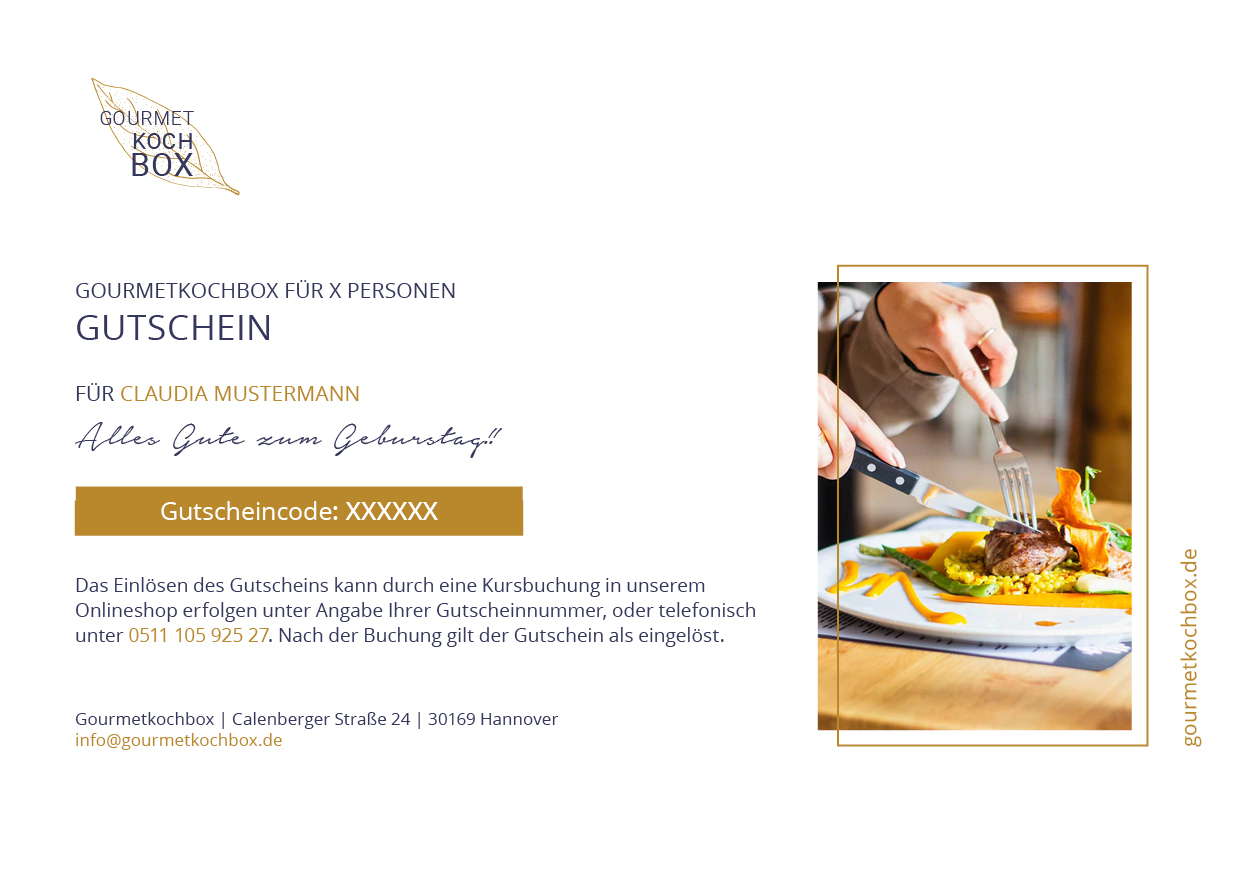 Gutschein: Vegetarische Kochbox - Gourmetkochbox